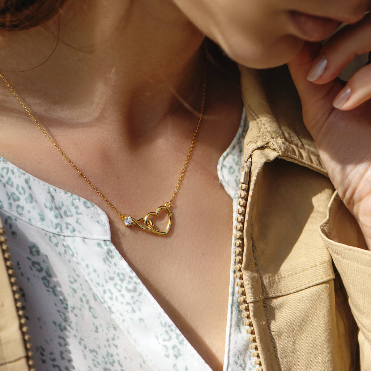 Classic Love Knot Pendant Necklace