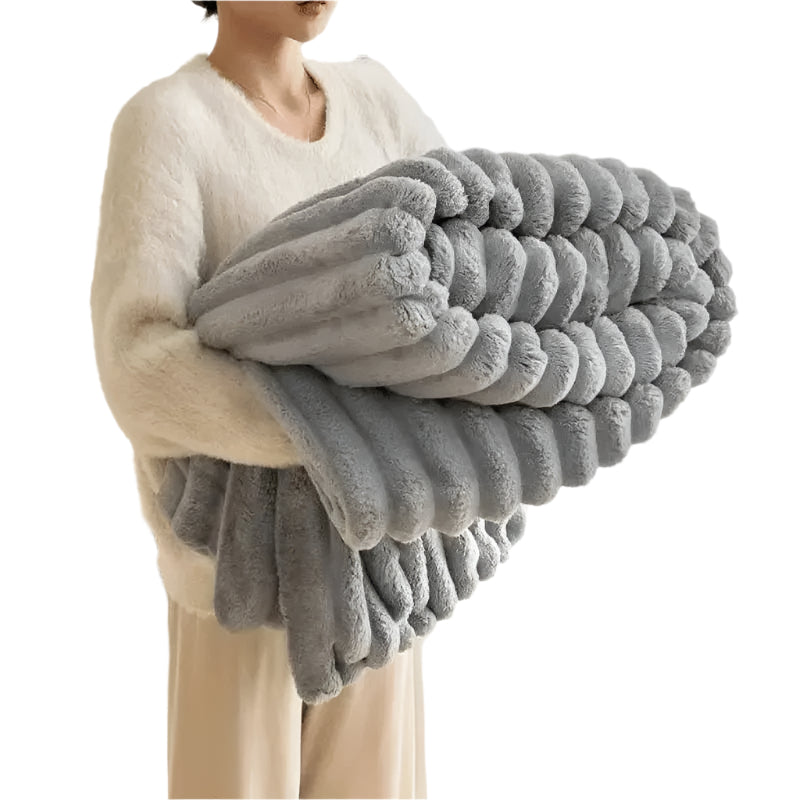 Soft Cozy Throw Blanket Beige