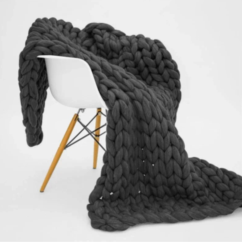 Soft Weighted Cotton Throw Blanket