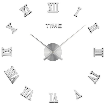 Classic White Wooden Wall Clock