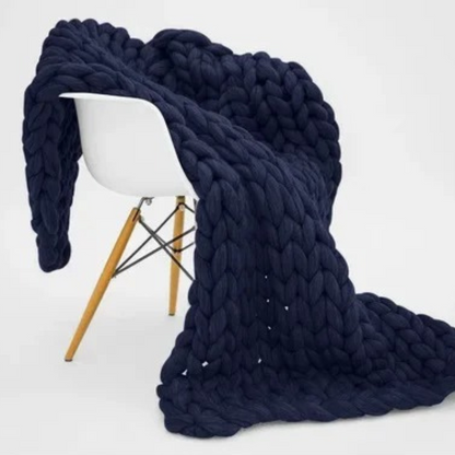 Soft Weighted Cotton Throw Blanket