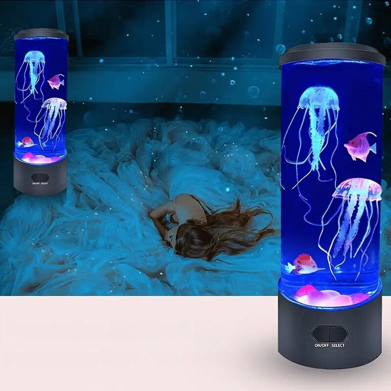 Calming Ocean Jellyfish Table Lamp
