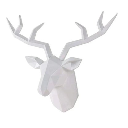 Rustic Deer Antler Wall Art Statue Figurine Decoration