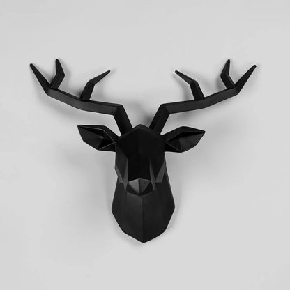 Rustic Deer Antler Wall Art Statue Figurine Decoration