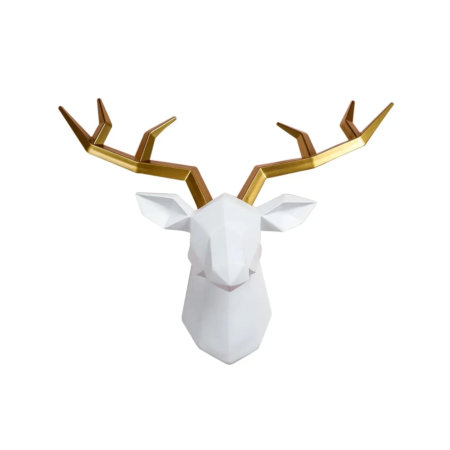 Rustic Deer Antler Wall Art Statue Figurine Decoration - Befez