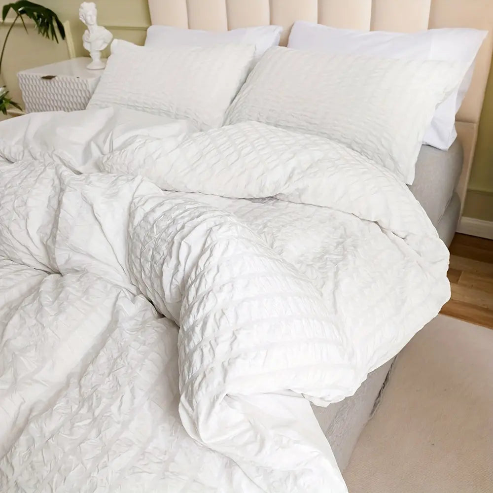 Plush Soft Ruffled Duvet Cover