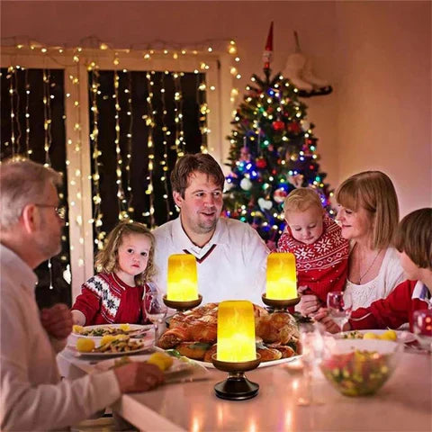 Warm Ambient Flicker LED Table Lamp