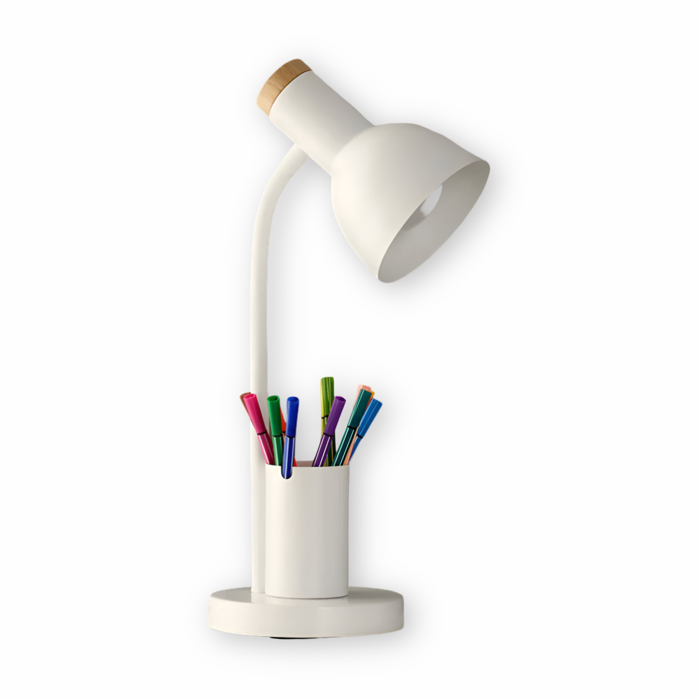 Stylish Desk Lamp with Built-in Pen Holder - Befez