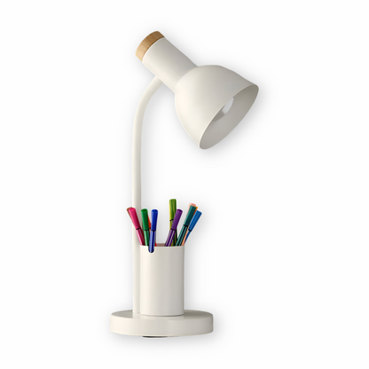 Stylish Desk Lamp with Built-in Pen Holder - Befez