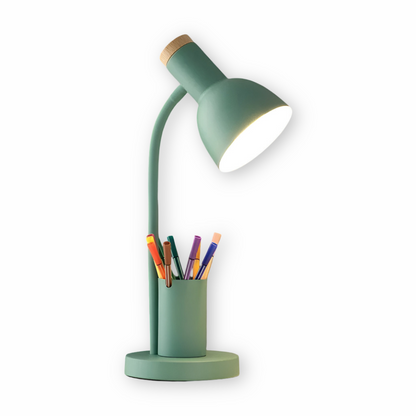 Stylish Desk Lamp with Built-in Pen Holder