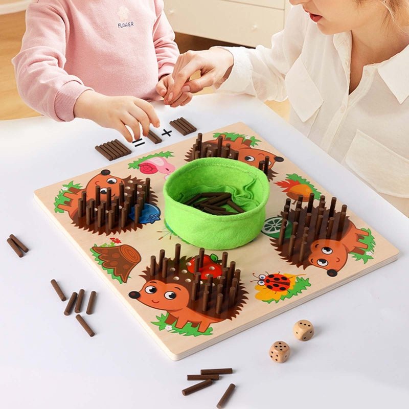 Educational Sensory Toy Hedgehog Learning Set