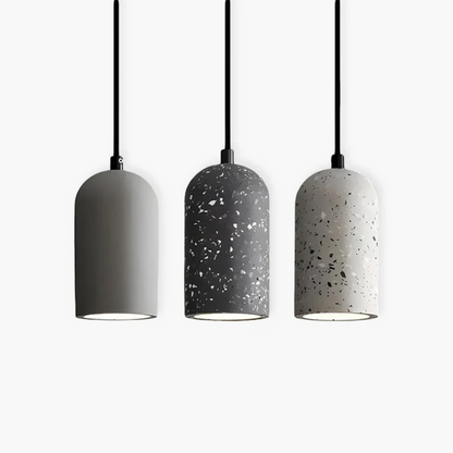 Edgy Metal Hanging Light