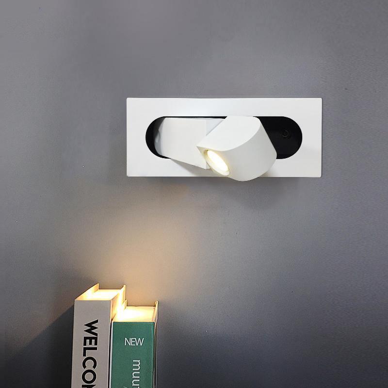 Compact LED Nightstand Lamp with Color Changing Option