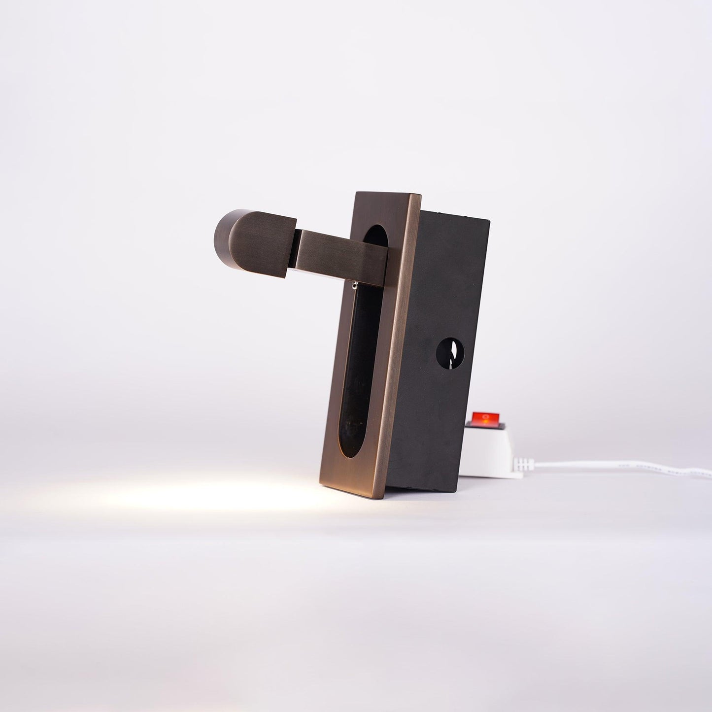 Compact LED Nightstand Lamp with Color Changing Option