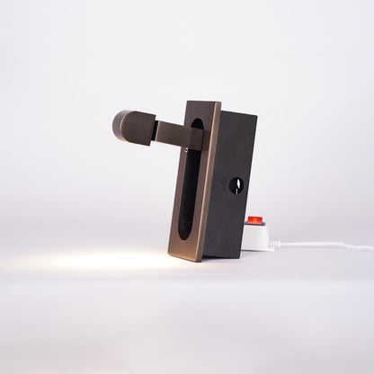 Compact LED Nightstand Lamp with Color Changing Option