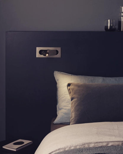 Compact LED Nightstand Lamp with Color Changing Option