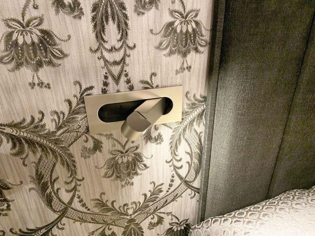 Compact LED Nightstand Lamp with Color Changing Option