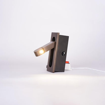Compact LED Nightstand Lamp with Color Changing Option