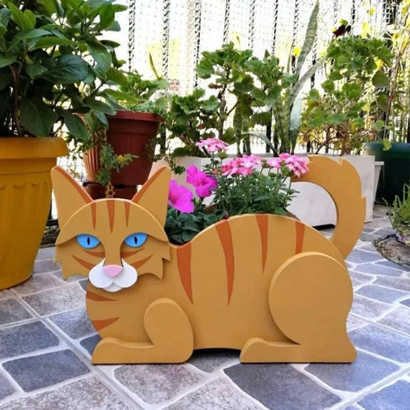 Adorable Cat Planter Pot Kit