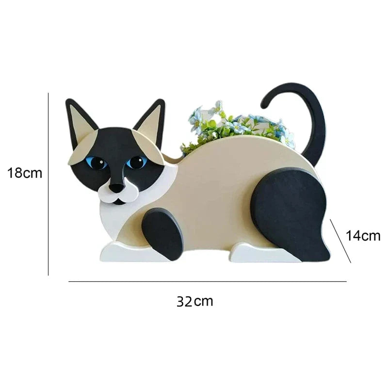 Adorable Cat Planter Pot Kit