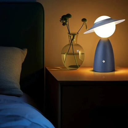 Stylish USB Table Lamp with Touch Dimmer