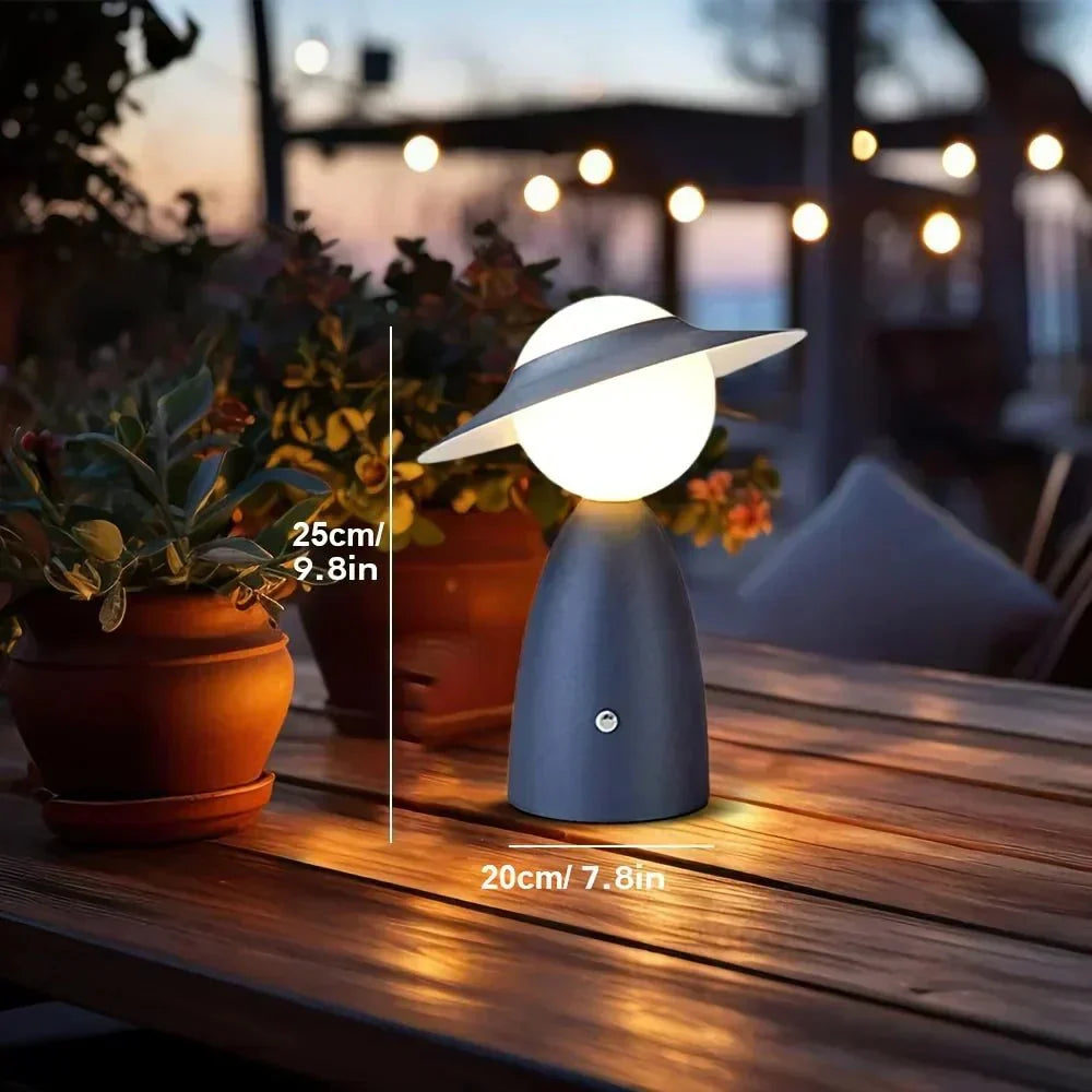Stylish USB Table Lamp with Touch Dimmer