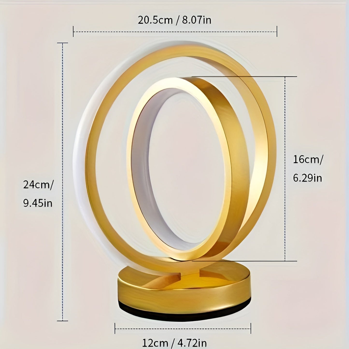 Sleek Adjustable Desk Lamp with Metal Base and USB