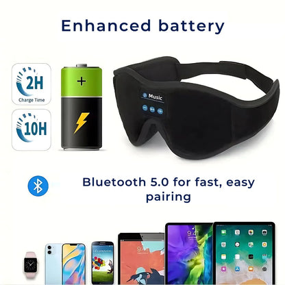 Sleep Enhancing Bluetooth Eye Mask Headphones