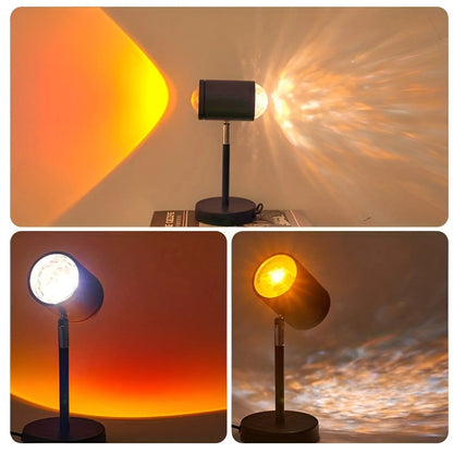 Colorful LED Table Lamp with USB Power