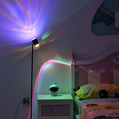 Colorful LED Table Lamp with USB Power