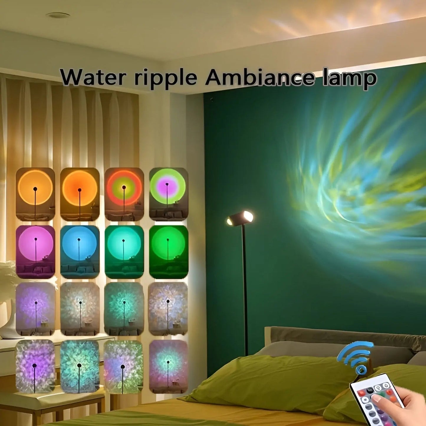 Colorful LED Table Lamp with USB Power