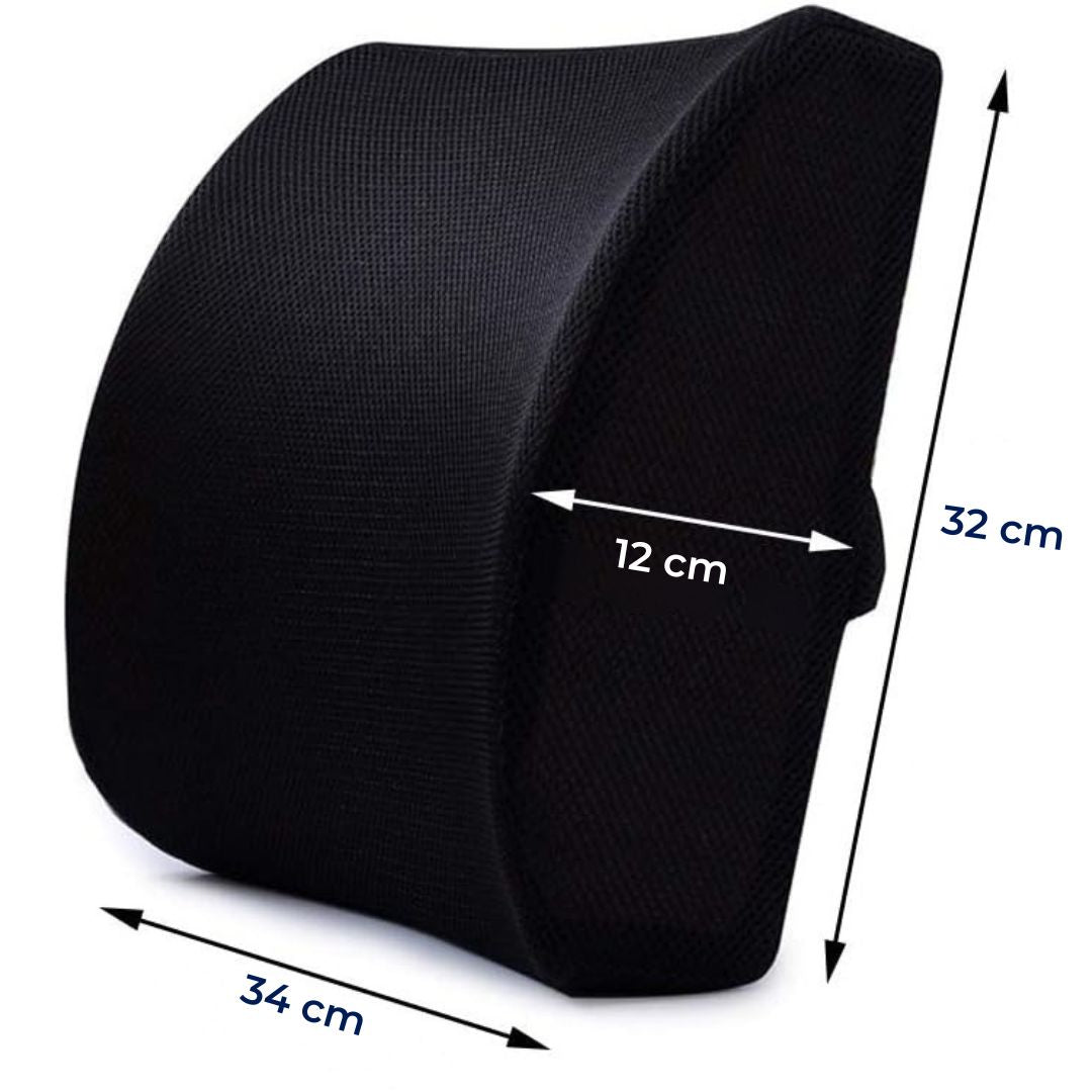 Comfortable Car Back Support Cushion with Memory Foam