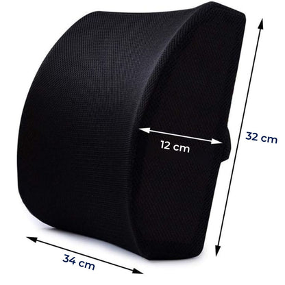 Comfortable Car Back Support Cushion with Memory Foam