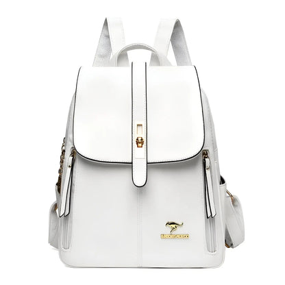 Premium Leather Ladies Backpack Purse
