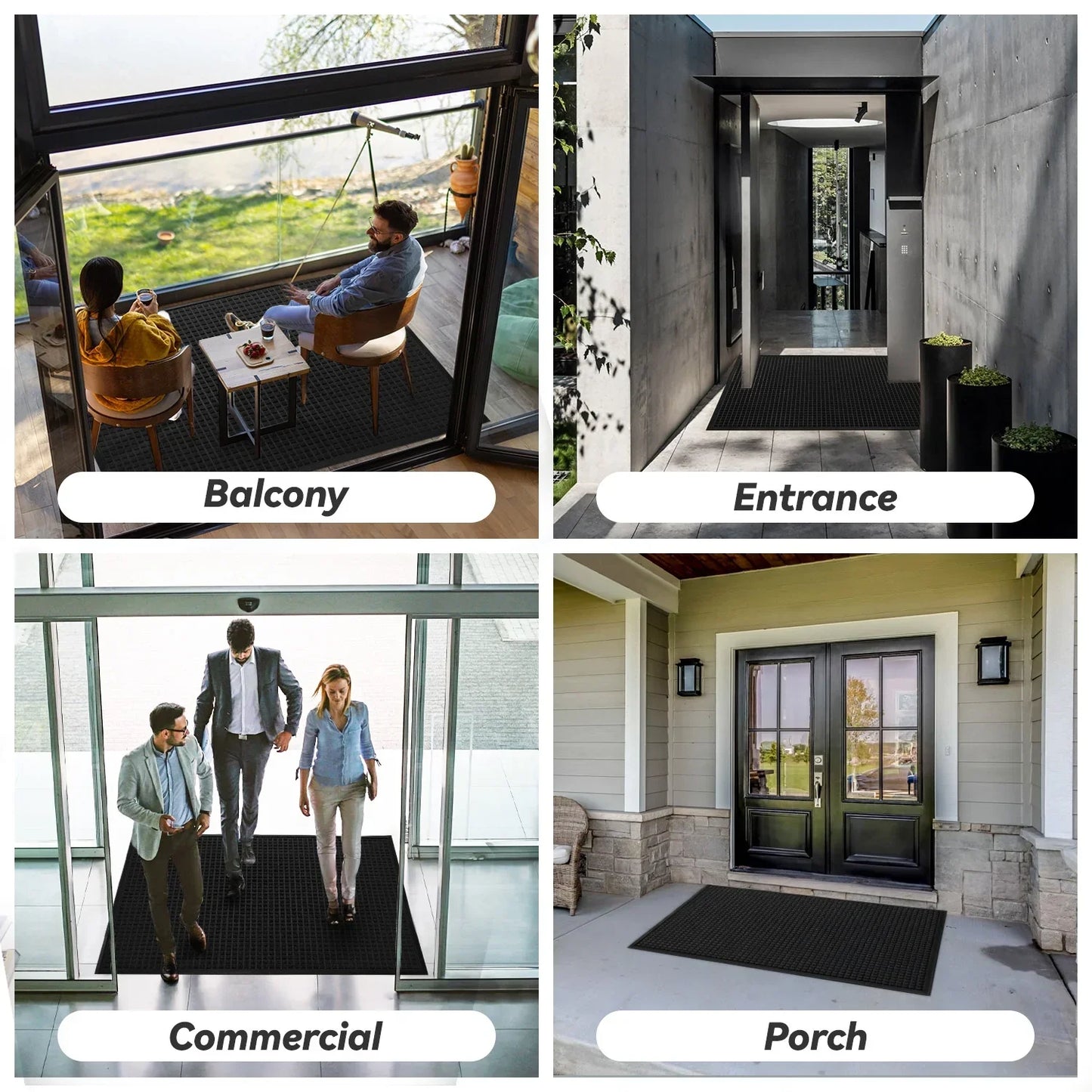 Rugshop | Heavy Duty Waterproof Entrance Mat