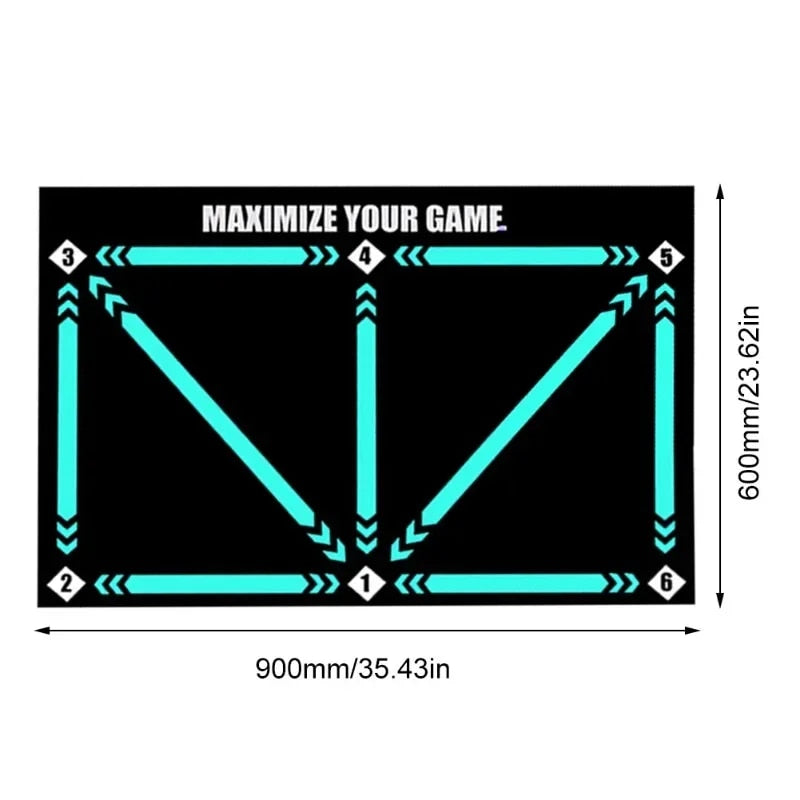 Fun Kids Soccer Training Mat with Online Tutorials
