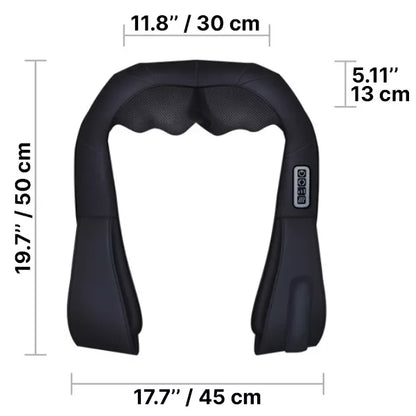 Contour Heated Massage Pillow for Neck and Shoulders