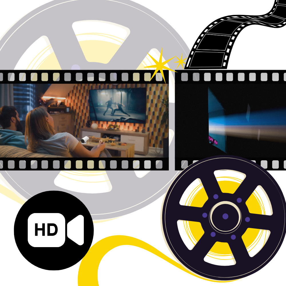 Compact 4K High Definition Projector