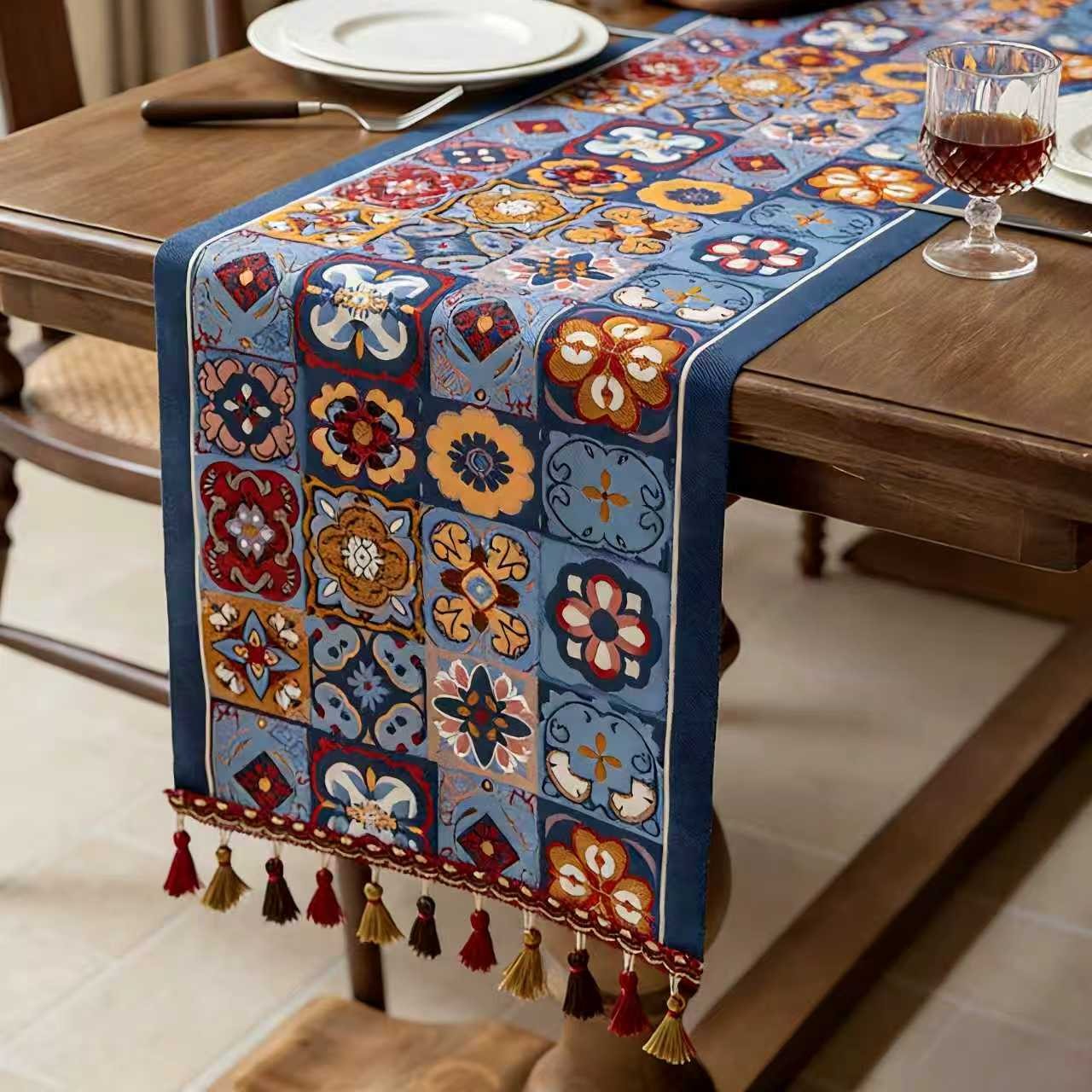 Soft Plush Chenille Tablecloth