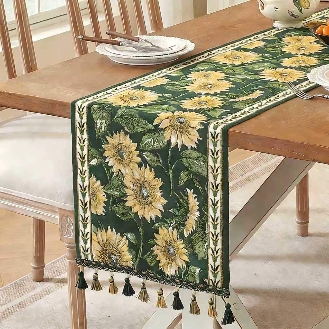 Soft Plush Chenille Tablecloth