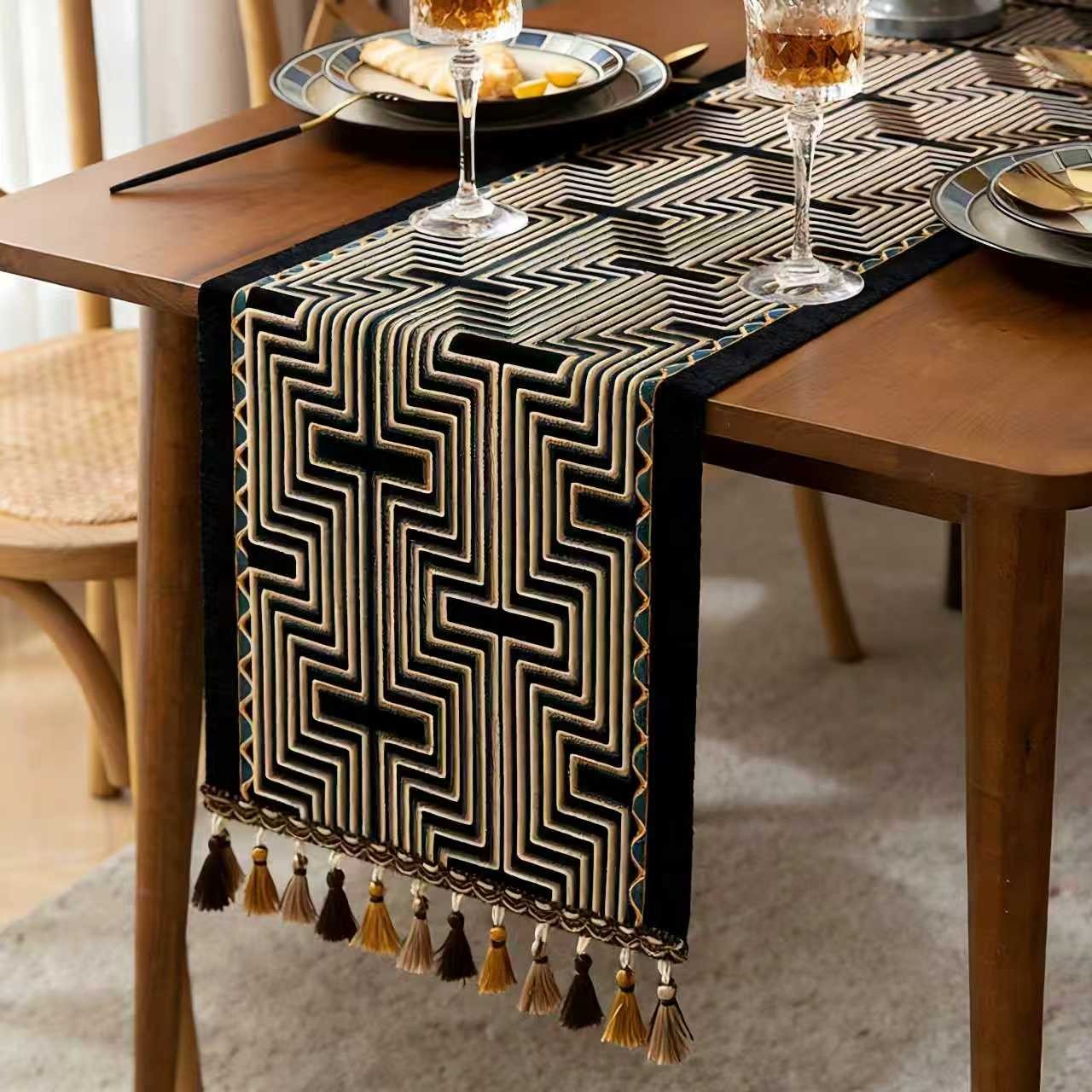 Soft Plush Chenille Tablecloth