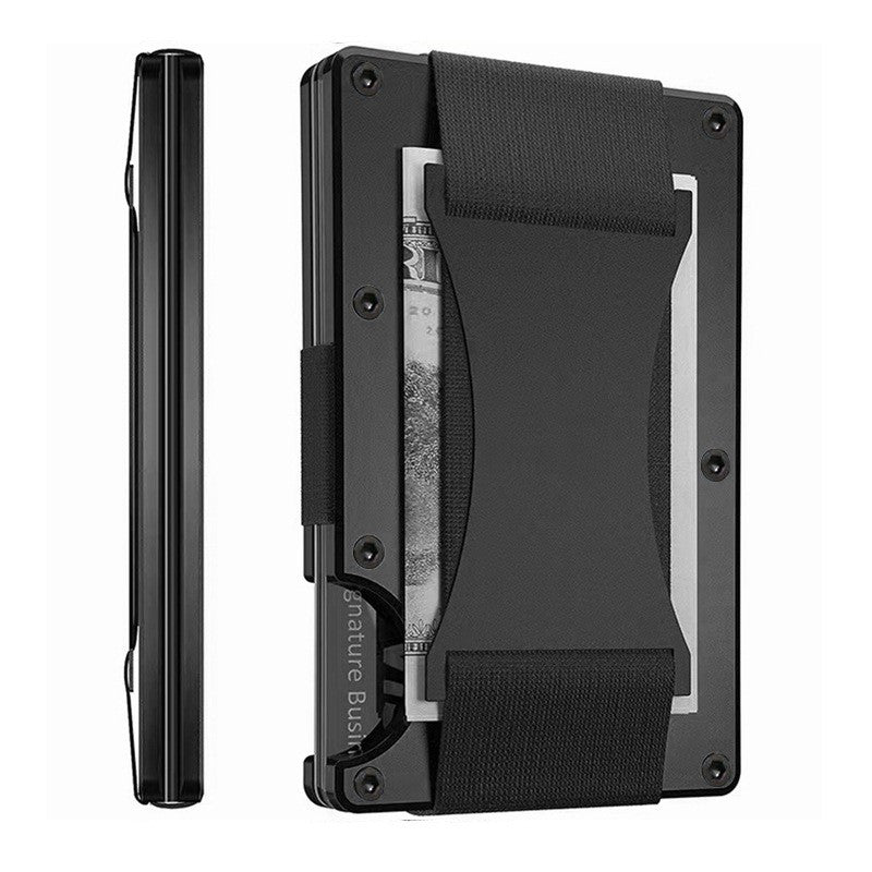 Secure Clip-on Metal Wallet Card Protector