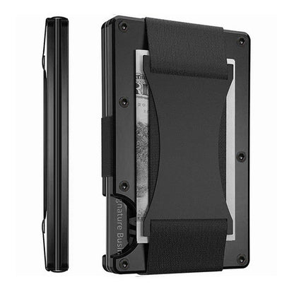 Secure Clip-on Metal Wallet Card Protector