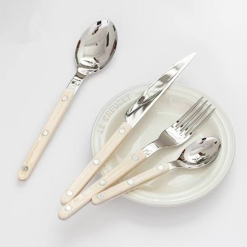 Personalized 24pc Silverware Stainless Steel Flatware Set