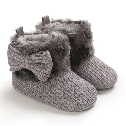 Cozy Baby Snow Boots - Soft Plush Non Slip Footwear