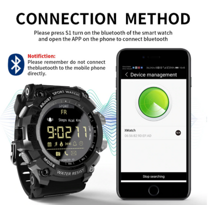 Tactical Waterproof Smart Watch