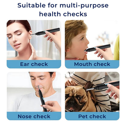 Advanced Ear Cleaner with LED Light and Soft Bristles