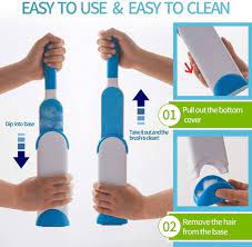 Pet Hair Remover Tool with Easy Clean Base