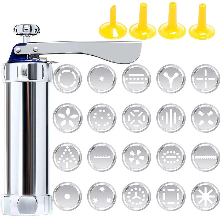 Befez | Premium Cookie Maker with 20 Discs and 4 Tips