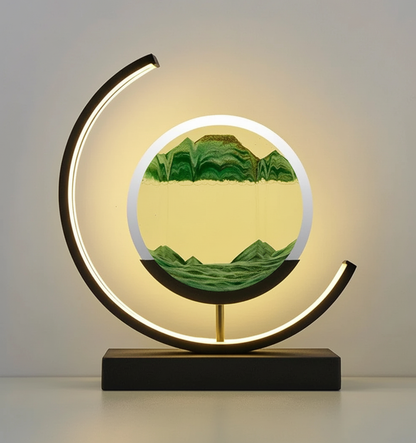 Calming Desert Scene Table Lamp